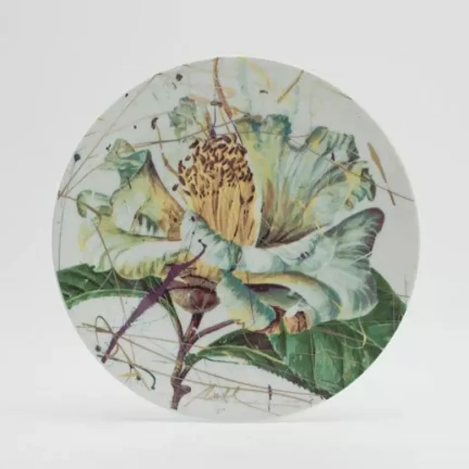 Camellia White Dessert Plate