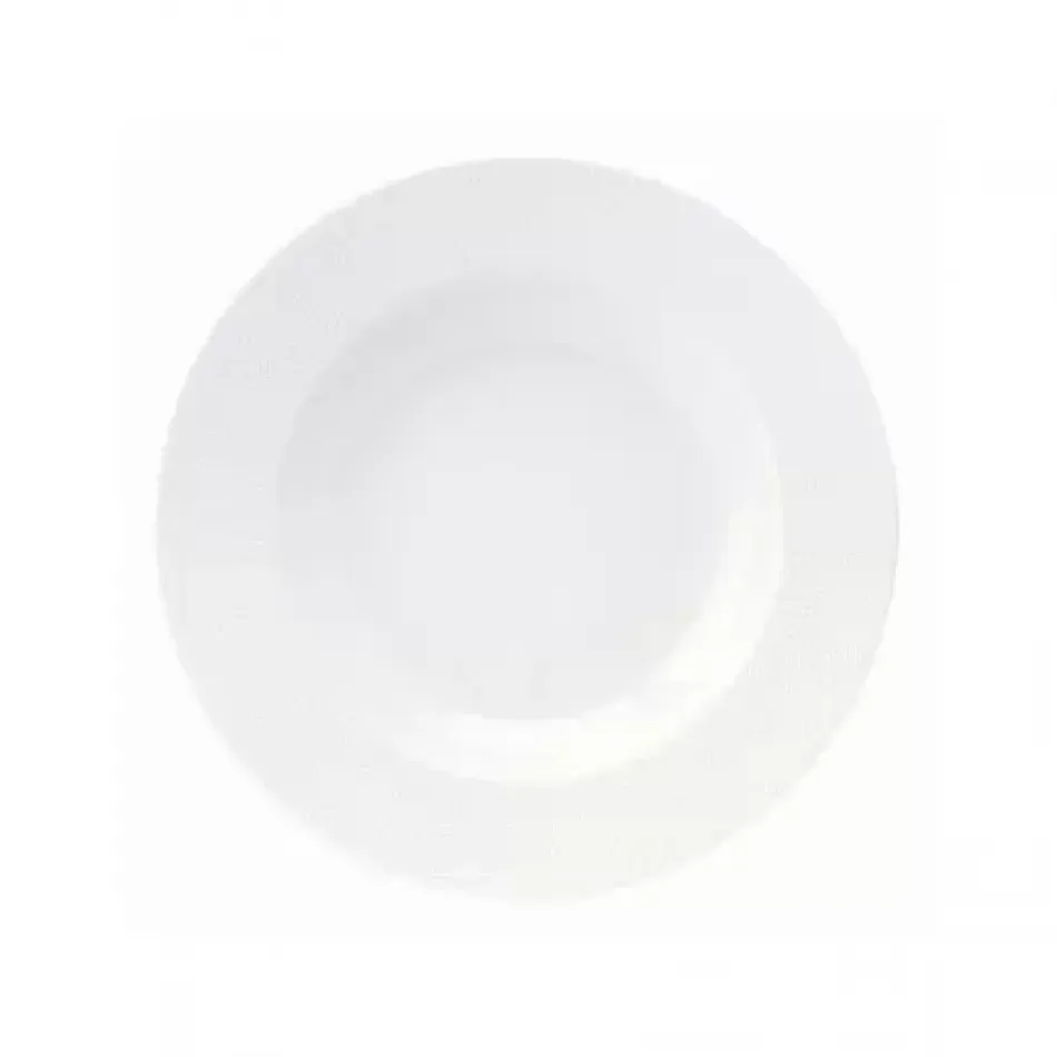 Seychelles White Rim Soup Plate