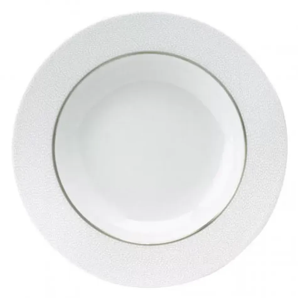 Seychelles Matte Platinum Filet Rim Soup Plate
