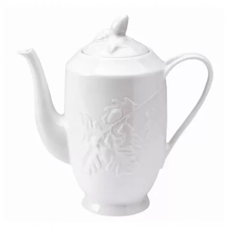 Promenade White Coffee Pot