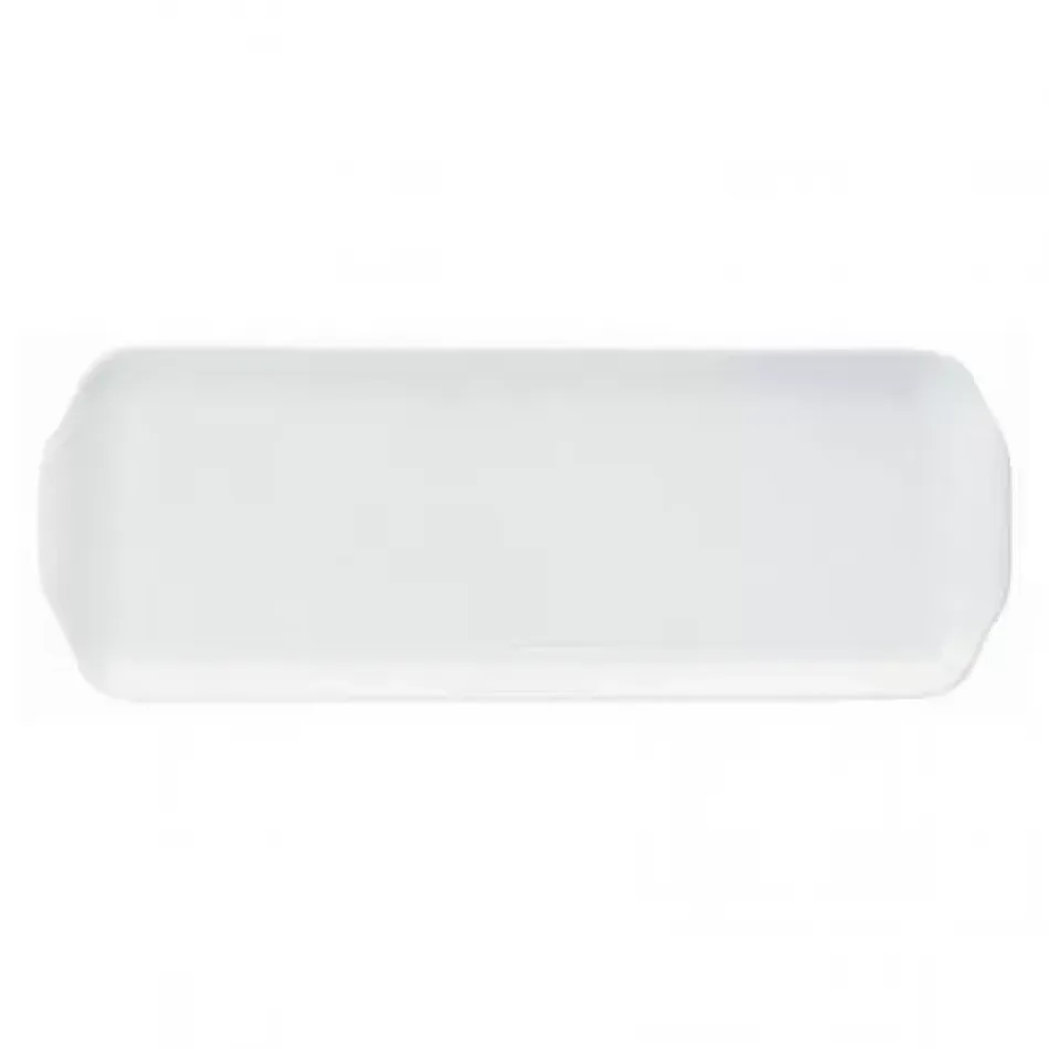 Seychelles White Rectangular Cake Platter