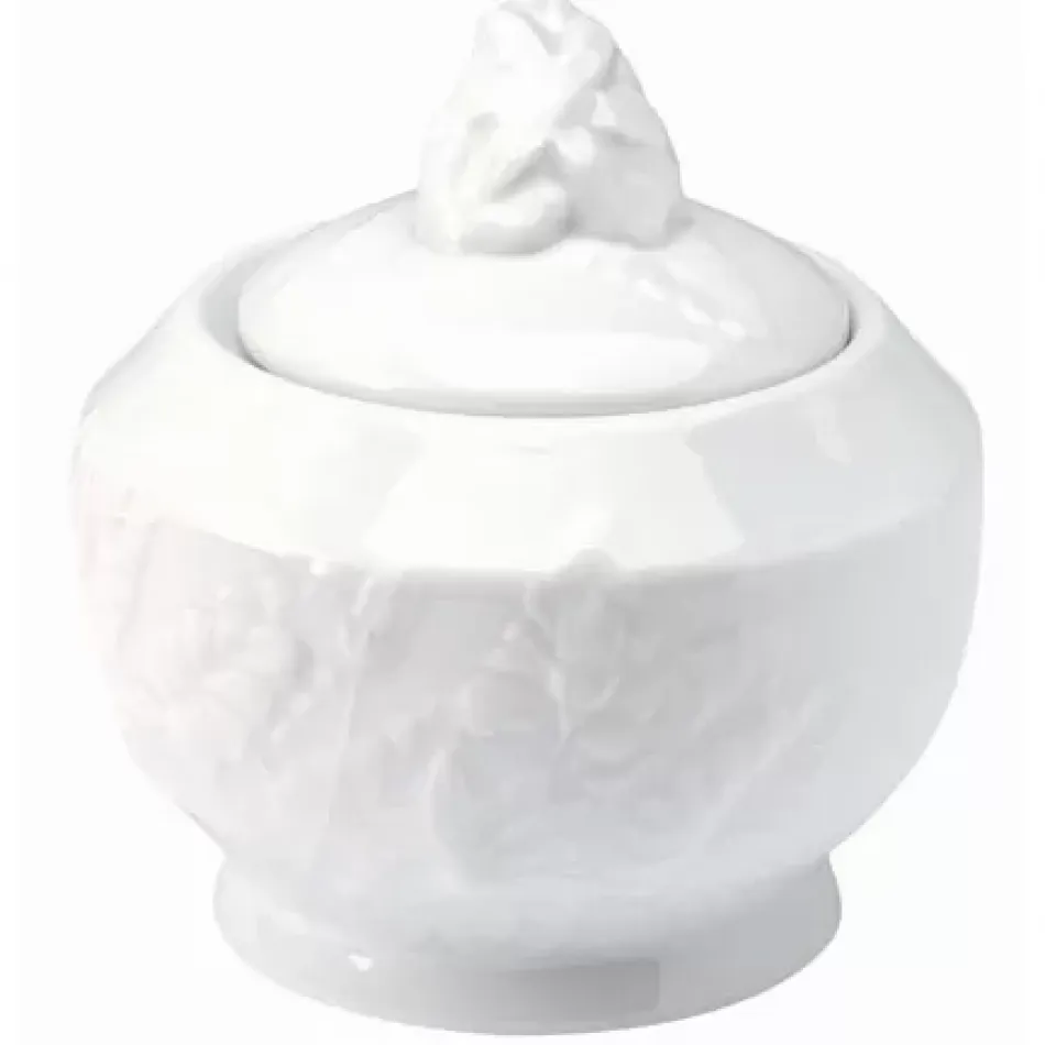 Promenade White Sugar Bowl
