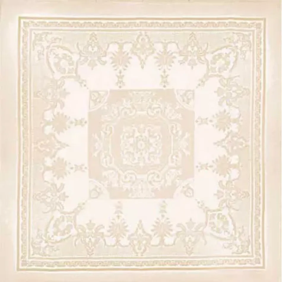 Beauregard Ivory 100% Cotton Tablecloth 75" x 98"