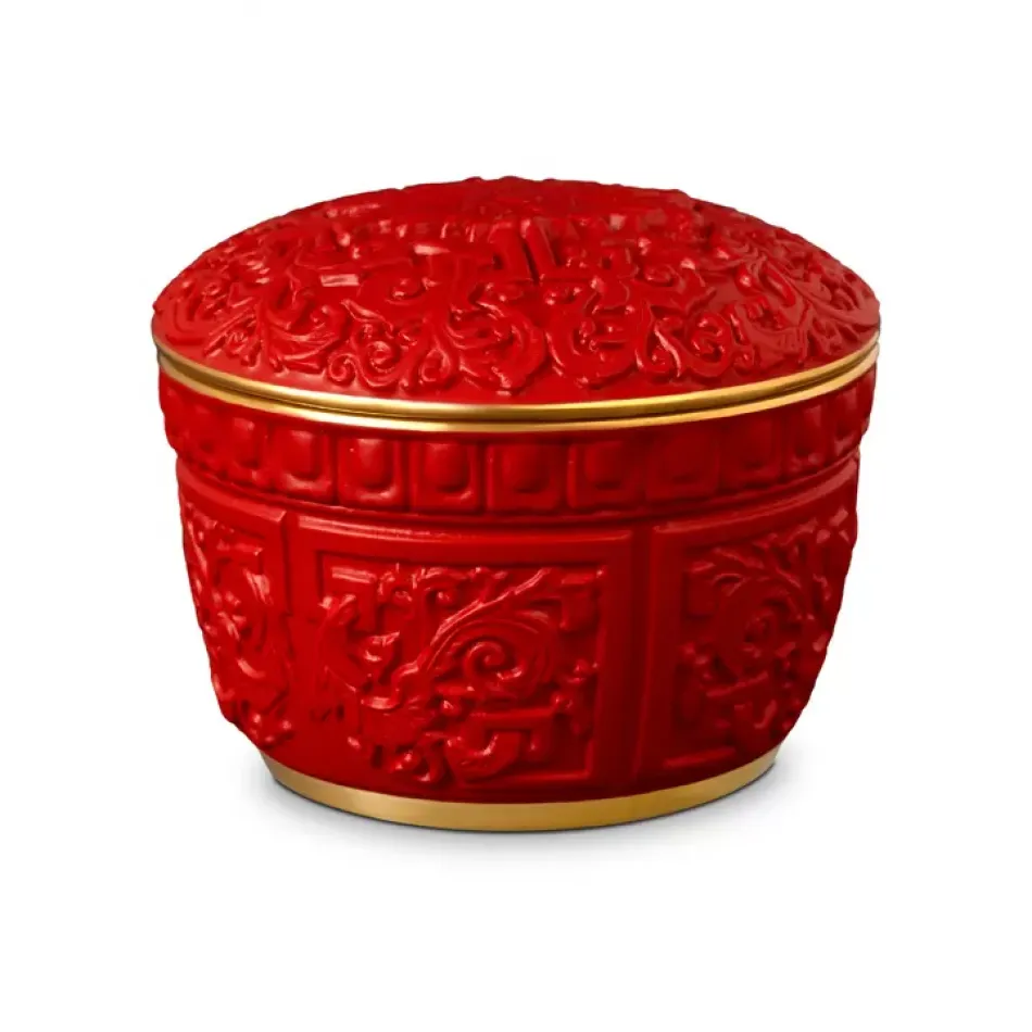 Cinnabar Candle 4.5 x 3.5" - 11 x 9cm/10oz - 280g