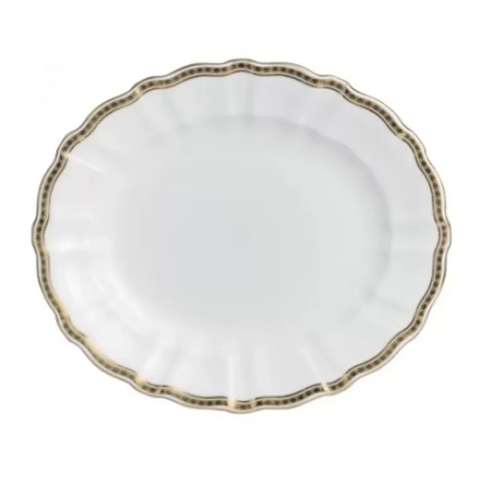 Carlton Gold Oval Dish L/S (37 cm/14.5 in)