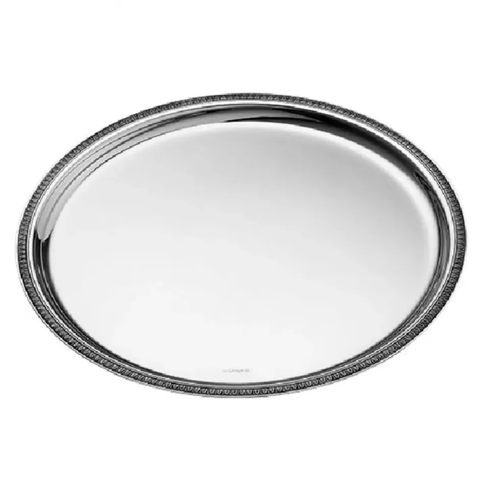 Malmaison Round Tray 39 Cm Silverplated