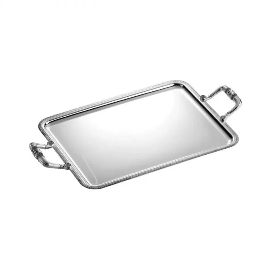 Malmaison Tray With Handles 49X39 Cm Silver Plate