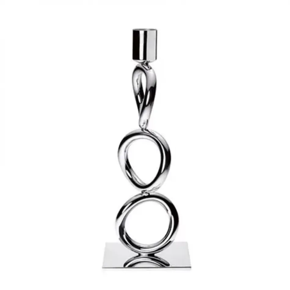 Vertigo 3 Ring Candlestick Silverplated