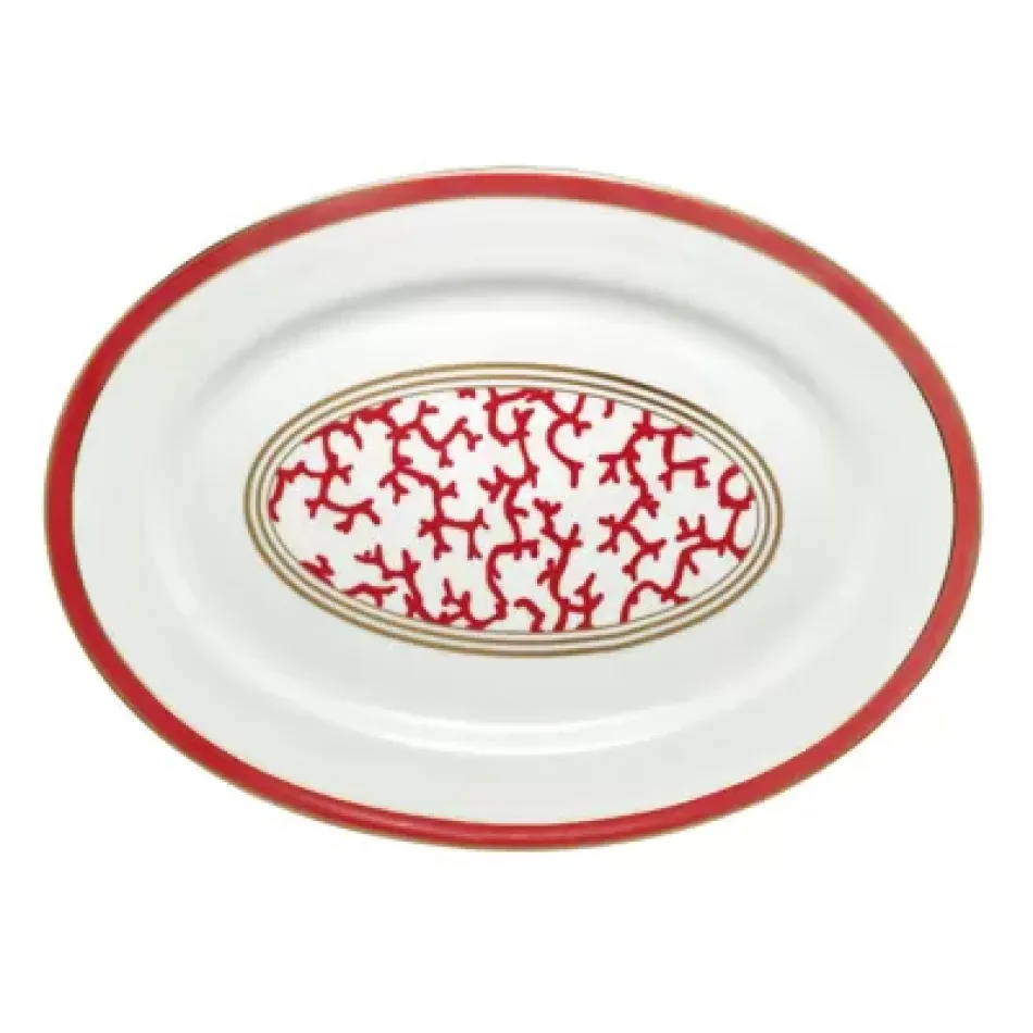 Cristobal Red Oval Dish/Platter / Platter 16.1 x 11.811 in.