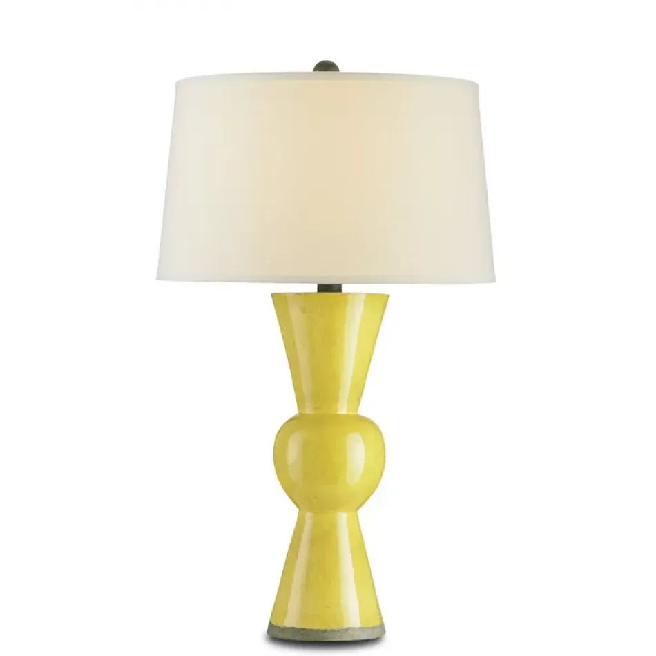 Upbeat Yellow Table Lamp