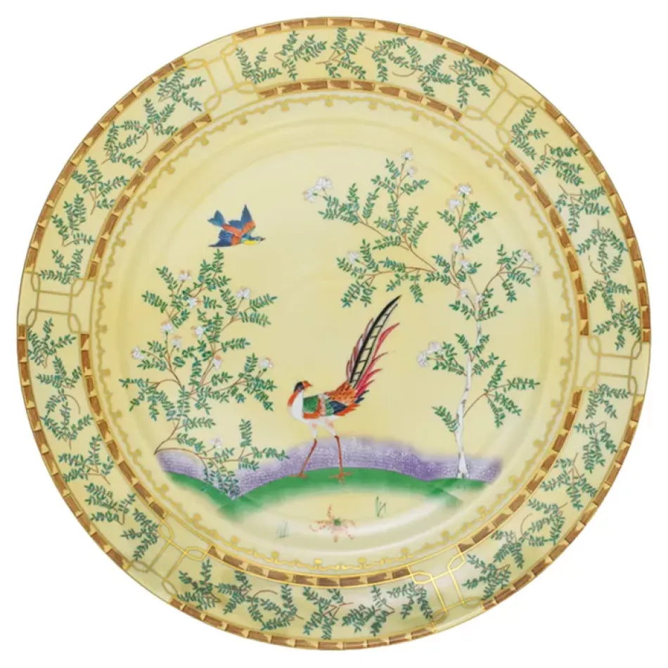 Ch'ing Garden Chop Plate 13"