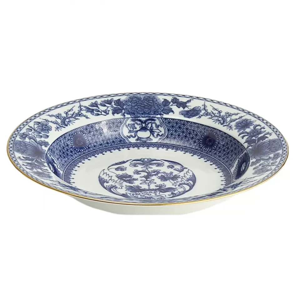 Imperial Blue Rim Soup Plate 9"