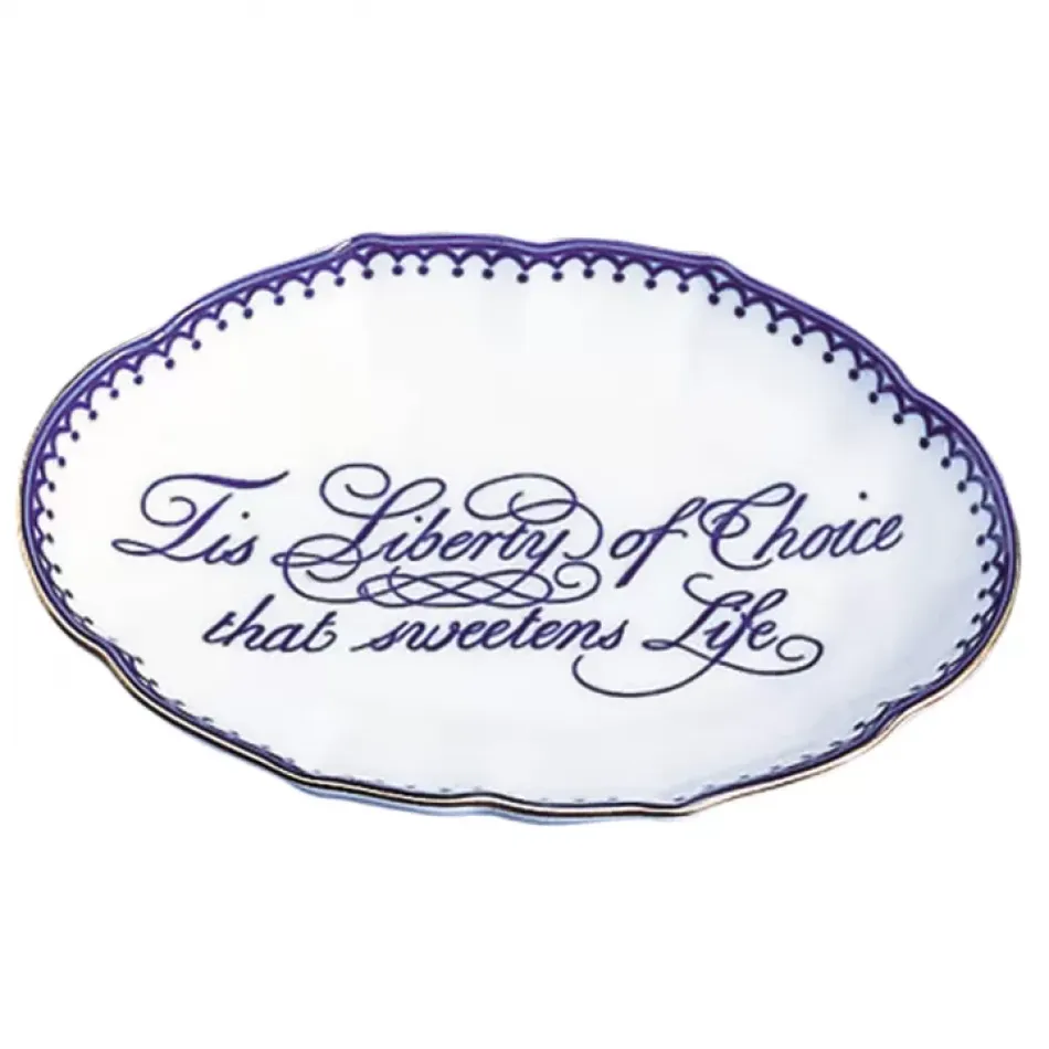 Tis Liberty of Choice… Ring Tray 5.75"