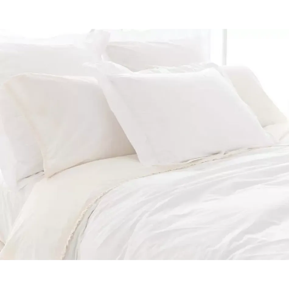 Classic Hemstitch White Bedding