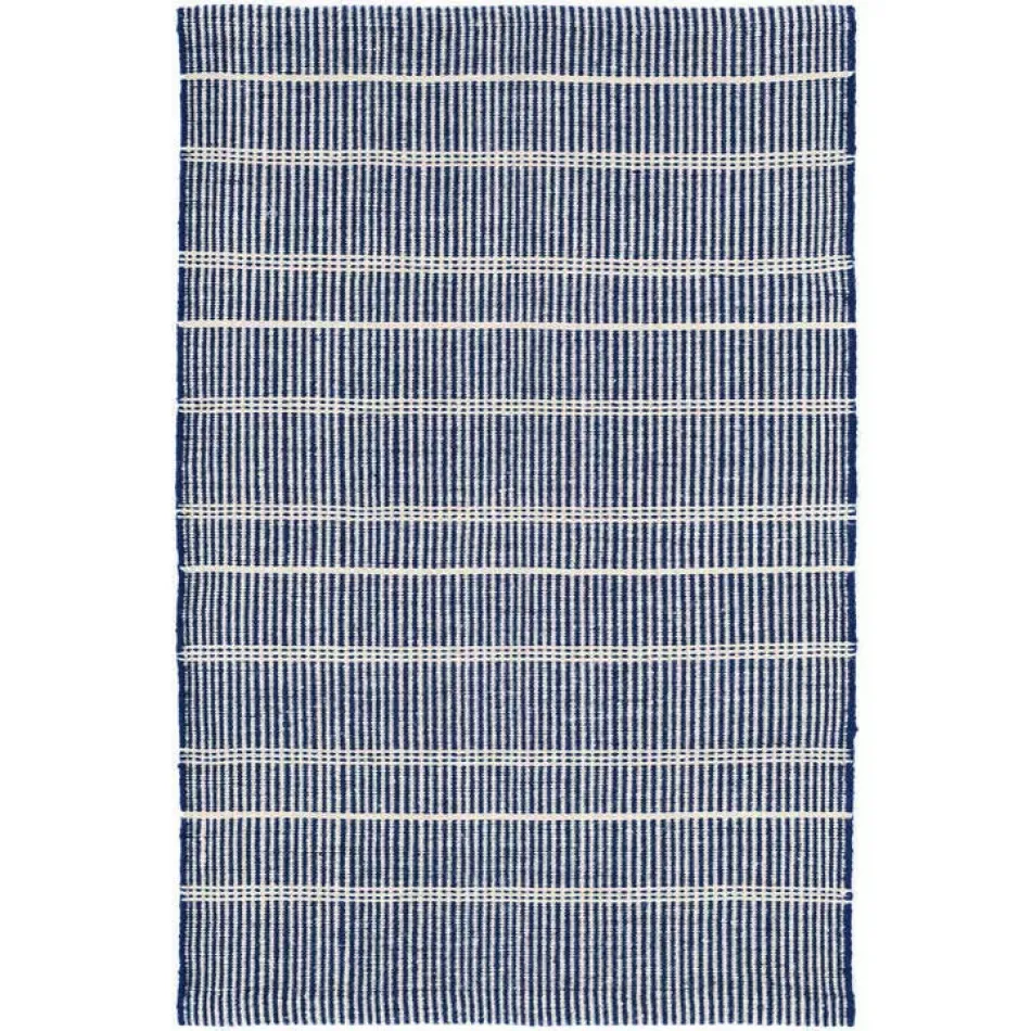 Samson Navy Handwoven Indooor/Outdoor Rug 10' x 14'