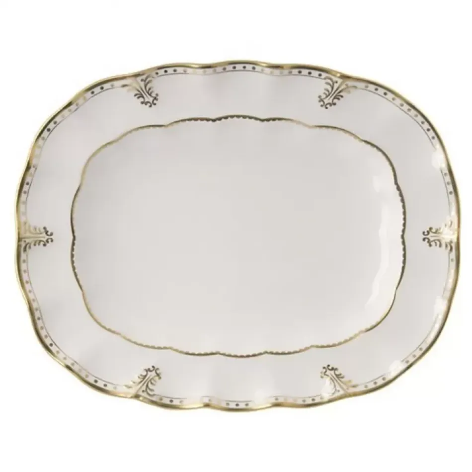 Elizabeth Gold Oval Dish L/S (37.5 cm/15 in) (Special Order)