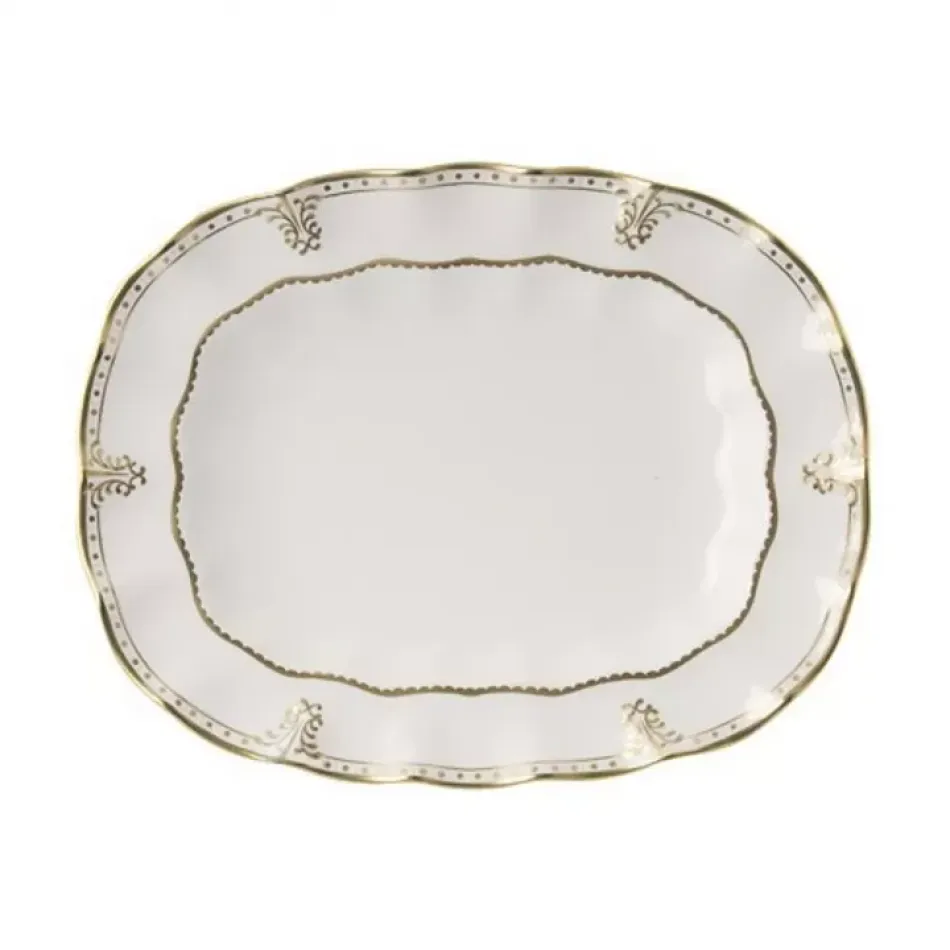 Elizabeth Gold Oval Dish S/S (13.5in/34.5cm)