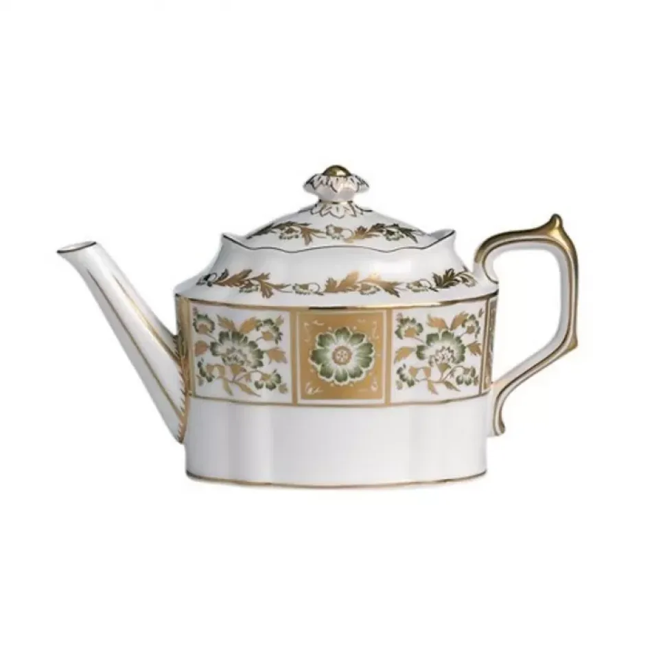 Derby Panel Green Teapot S/S (48.5 cl/17oz)