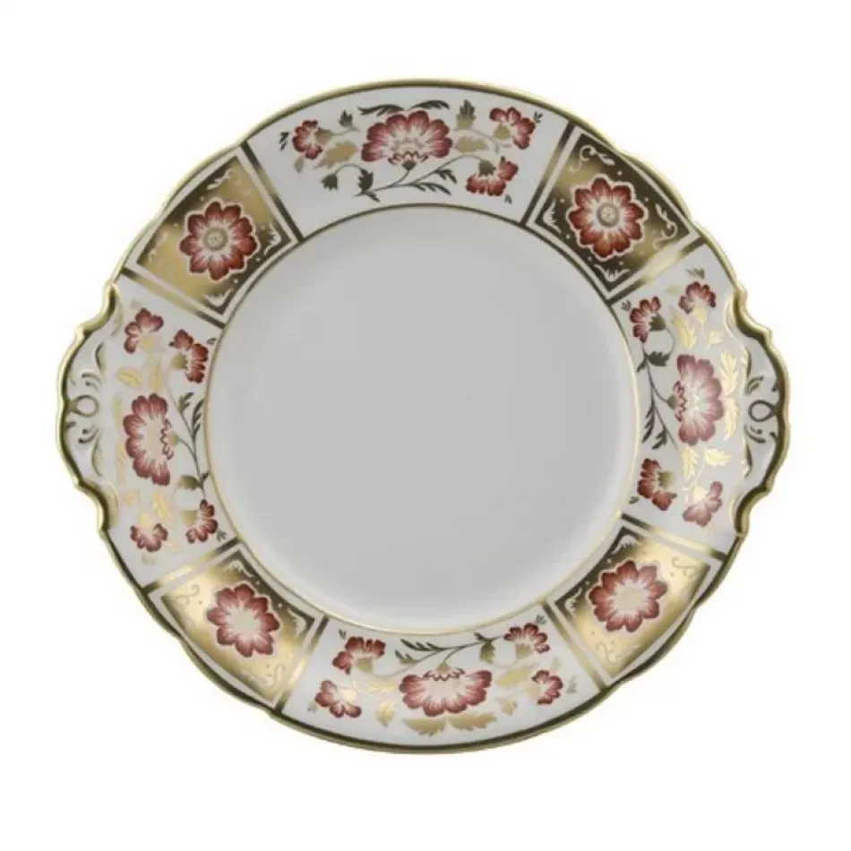 Derby Panel Red Bread & Butter Plate (24 cm/9.5 in)