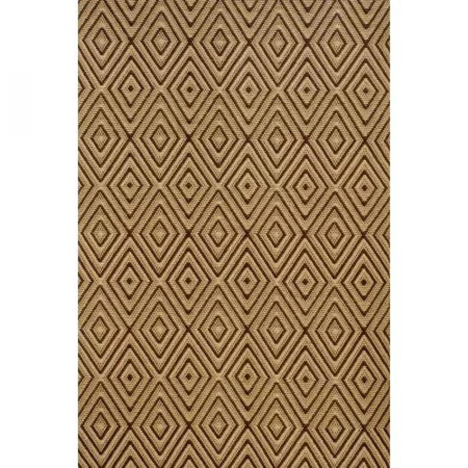 Diamond Brown/Khaki Indoor/Outdoor Rug