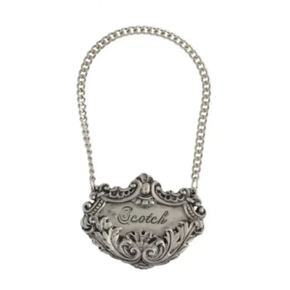 Medici Pewter Scotch Decanter Tag