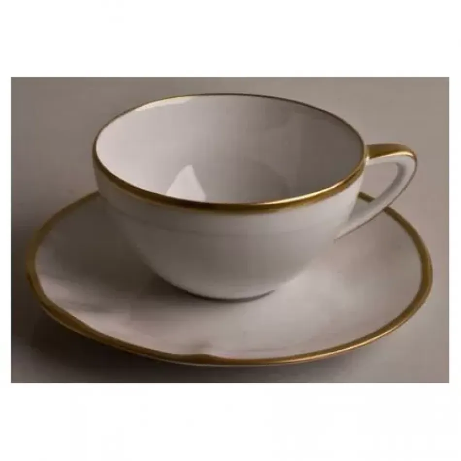 Simply Elegant Gold Tea Saucer