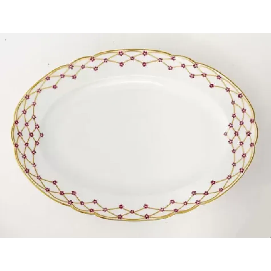 Elizabeth Oval Platter Small 14" (Special Order)