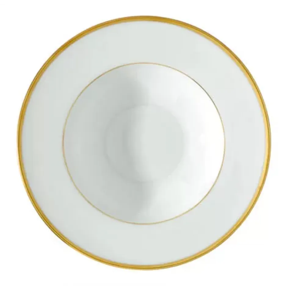 Fontainebleau Gold (Filet Marli) Rim Soup Plate Round 8.3 in.