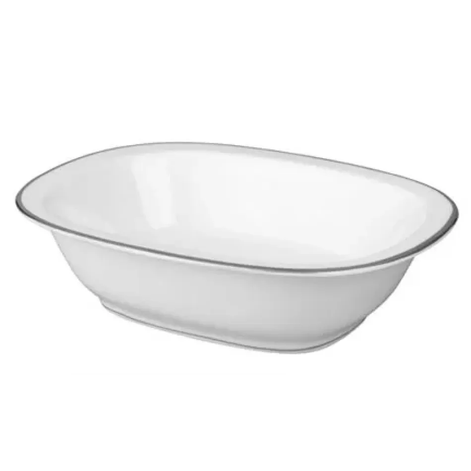 Fontainebleau Platinum Open Vegetable Dish 9.4 x 7.5 x 2.51 in.