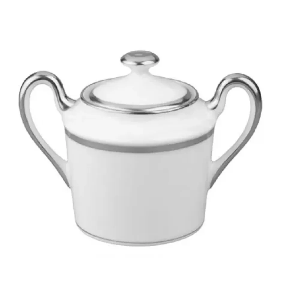 Fontainebleau Platinum Sugar Bowl Diam 2.7 in