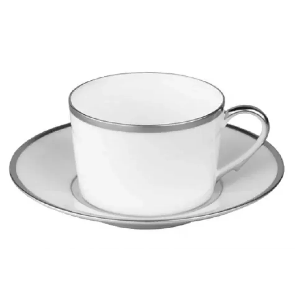 Fontainebleau Platinum Tea Cup Extra Diam 3.4 in