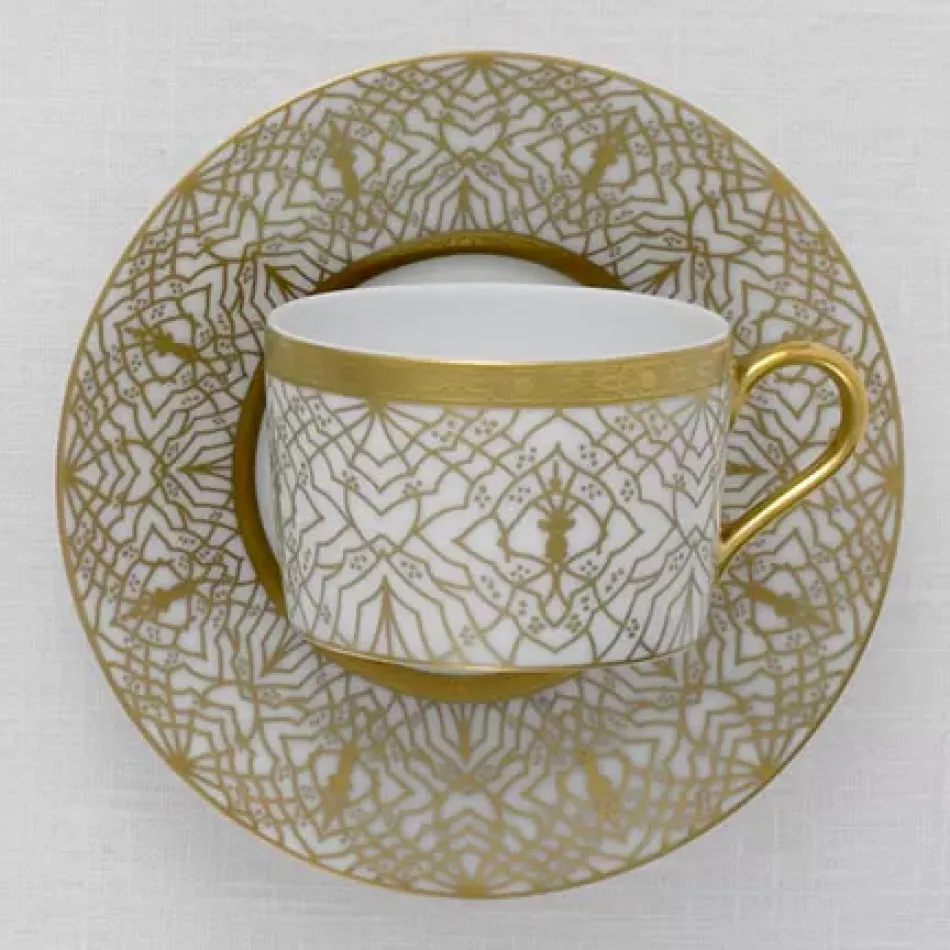 Farahnaz White Tea Cup And Saucer (Special Order)