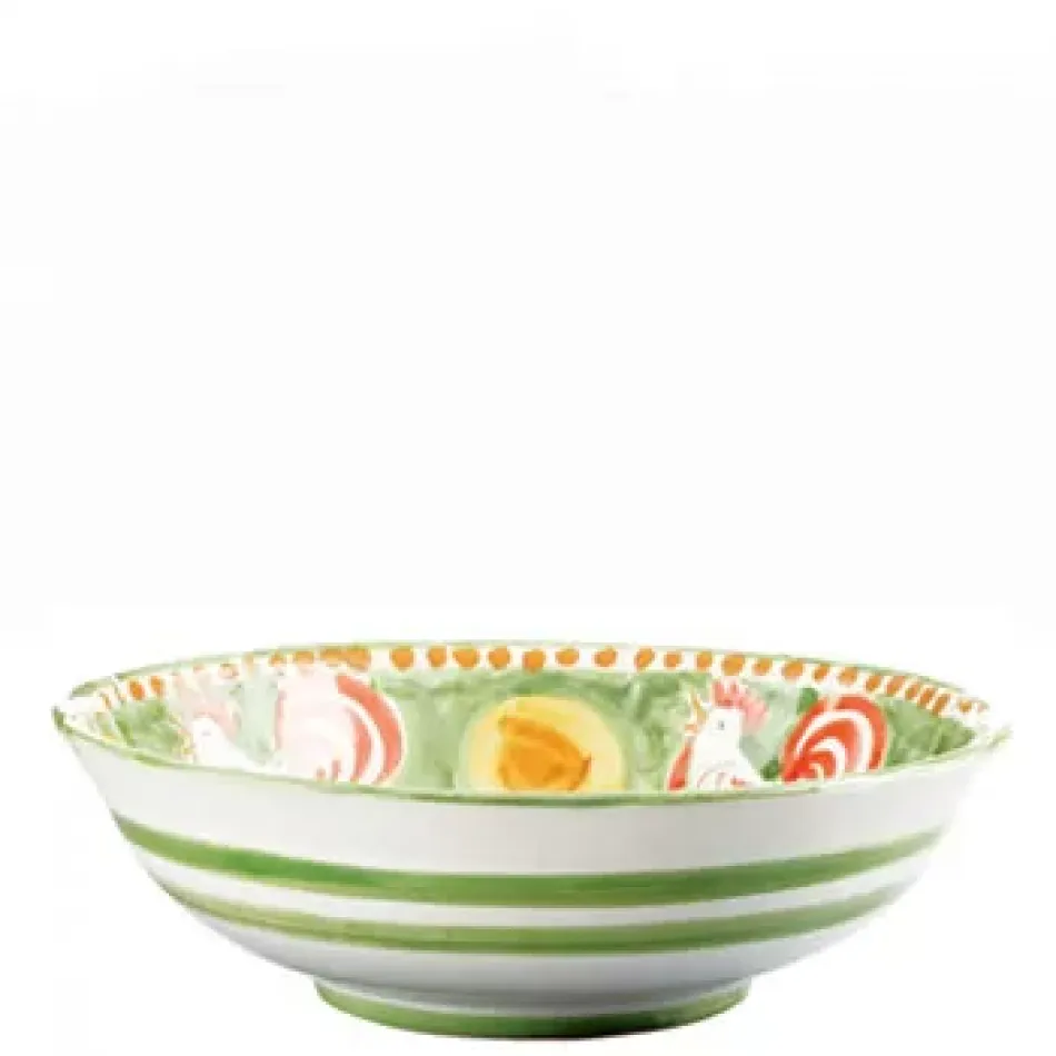 Campagna Gallina Large Serving Bowl 12"D, 3.75"H