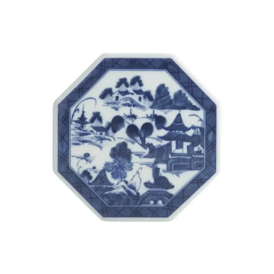 Blue Canton Octagonal Tile 5.25"