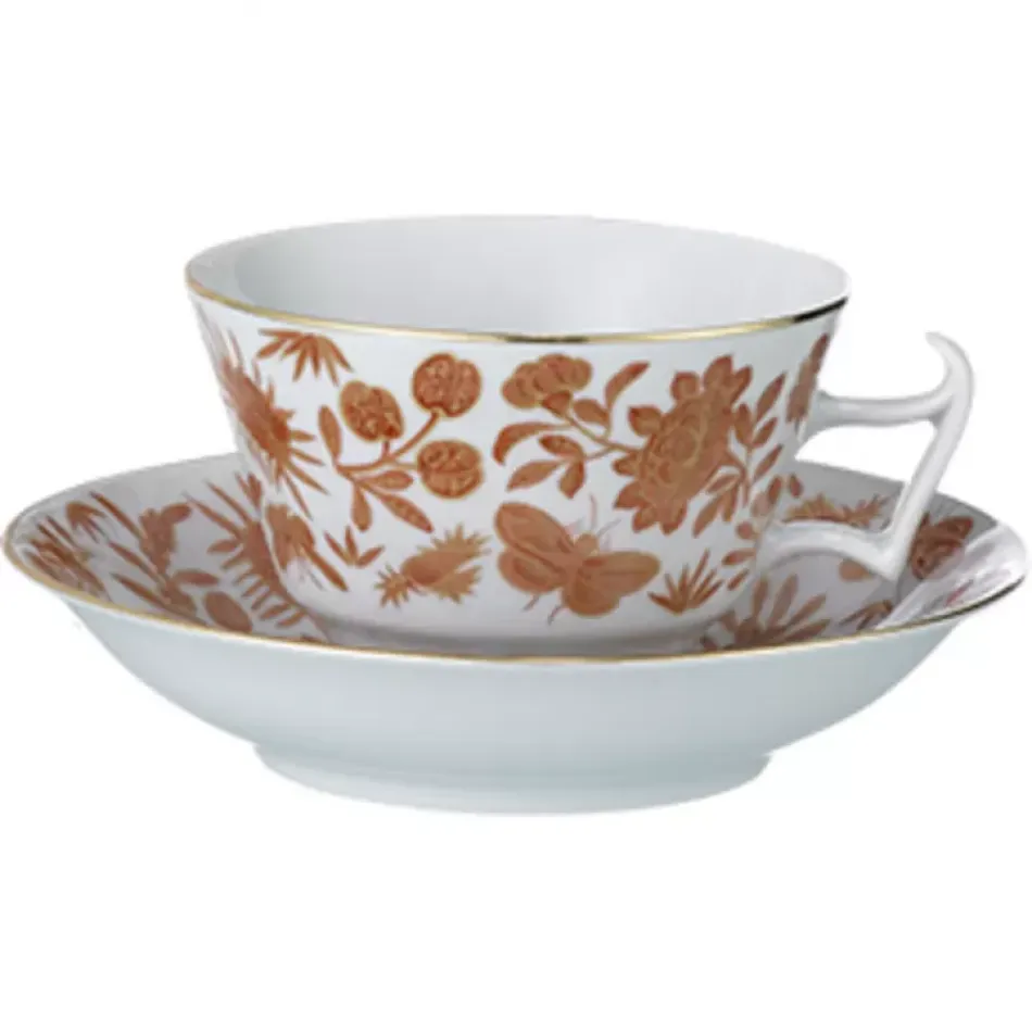 Sacred Bird & Butterfly Tea Cup & Saucer