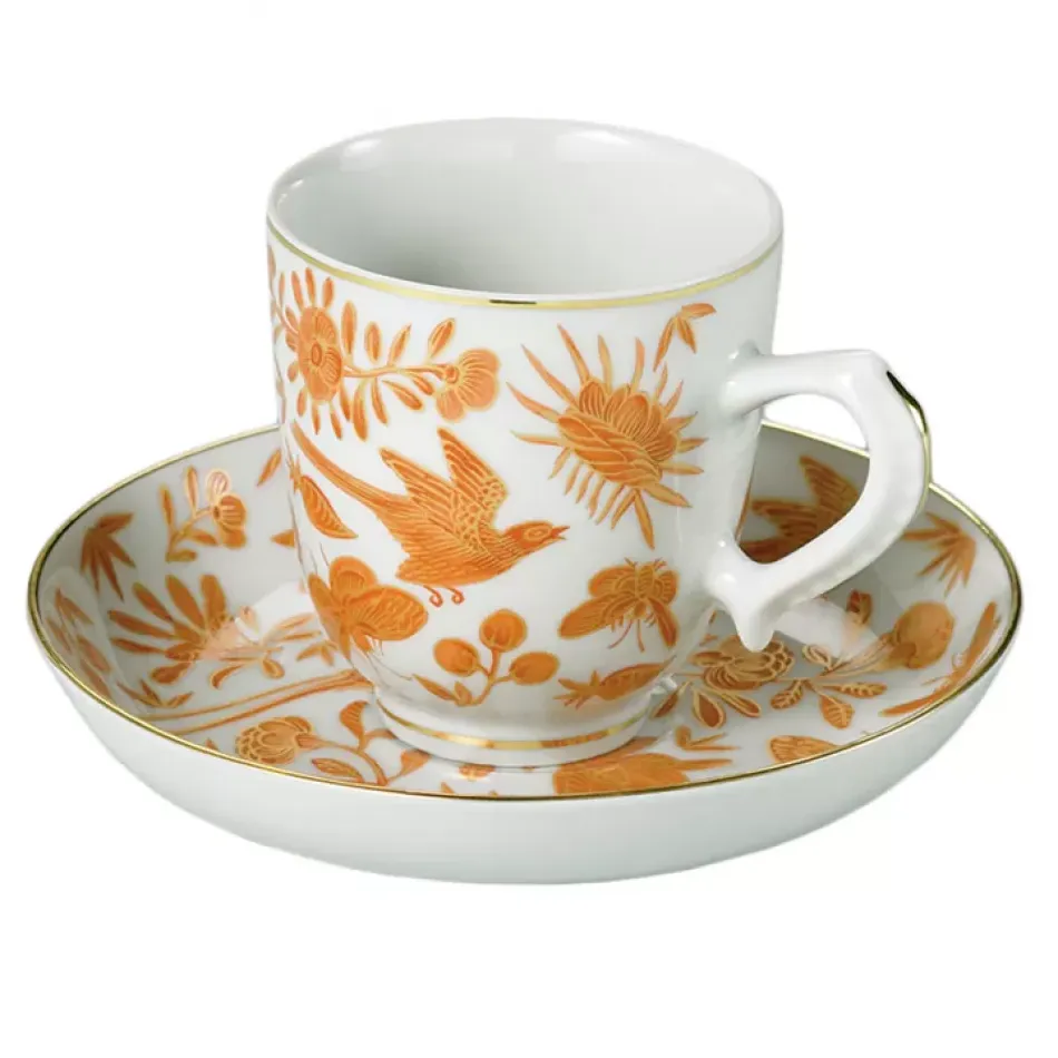 Sacred Bird & Butterfly Demi Cup & Saucer