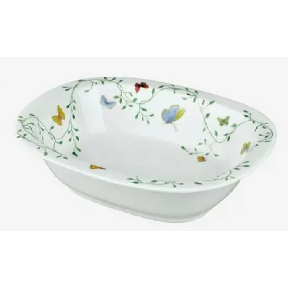 Wing Song/Histoire Naturelle Open Vegetable Dish 9.4 X 7.5 X 2.51 in