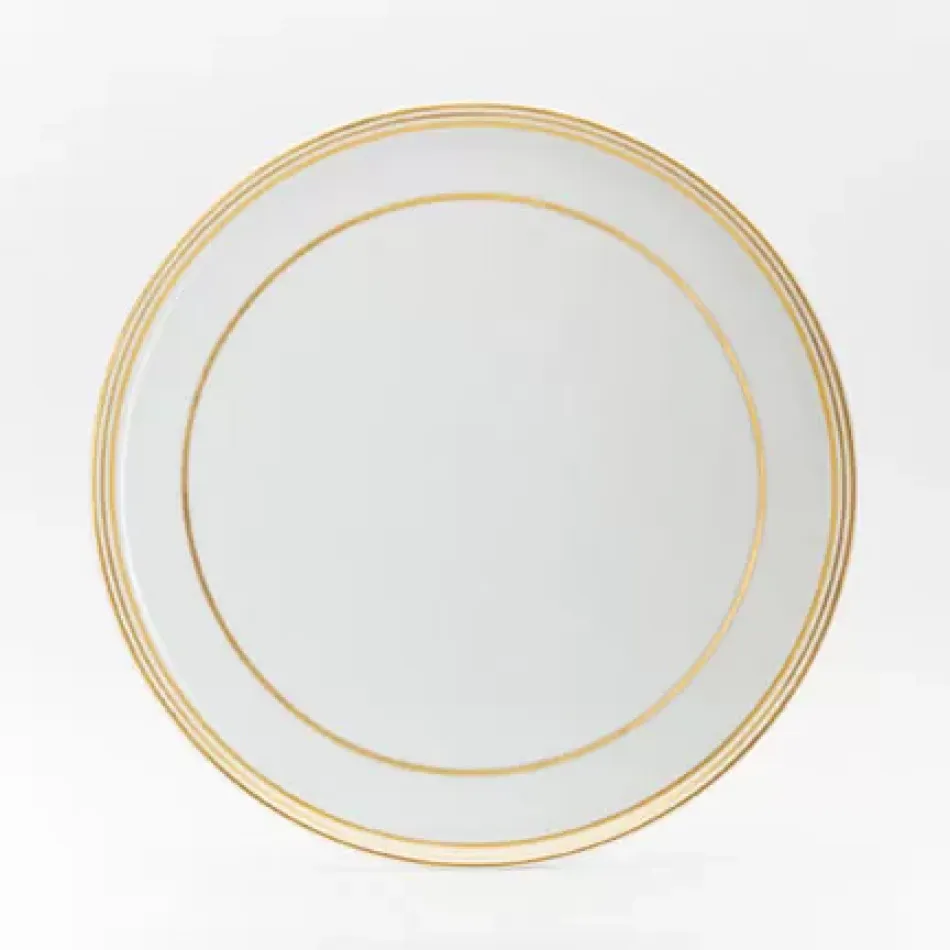 Latitudes Gold Round Cake/Pie Platter