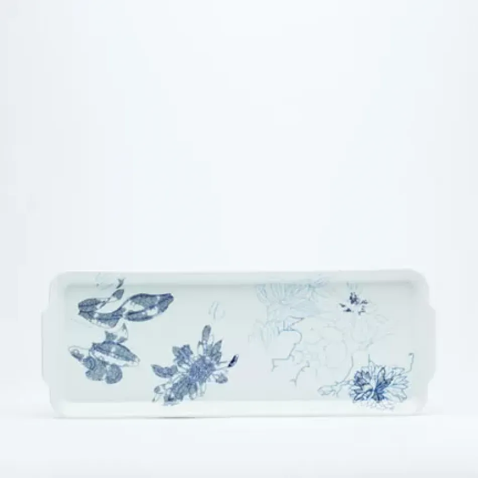 Reve Bleu Rectangular Cake Platter