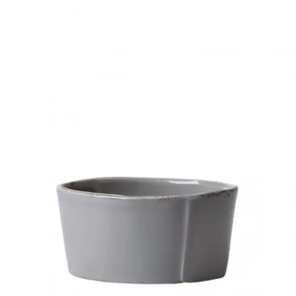 Lastra Gray Condiment Bowl 4"D