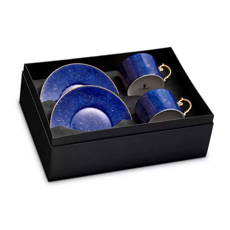 Lapis Tea Cup + Saucer (Gift Box of 2)