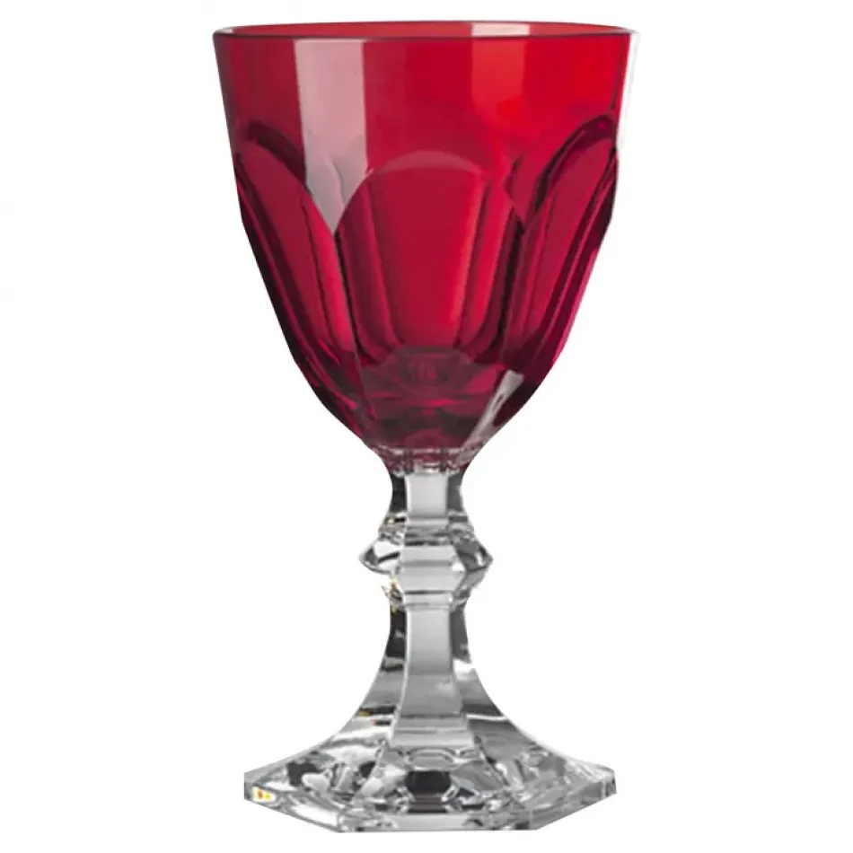 Dolce Vita Water Red H 6.8" x Diam 3.8", 6.8 oz