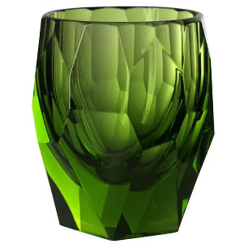 Milly Tumbler Green H 4" x Diam 3", 6 oz