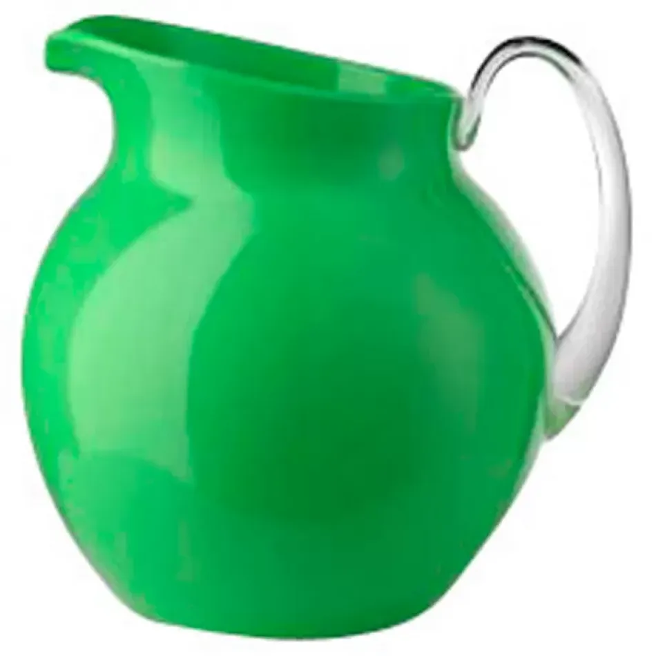 Palla Fluorescent Pitcher Green H 8.25 x Diam 7.5", 101 oz