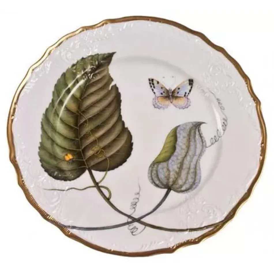 Elegant Foliage Dinner Plate 10 in Rd