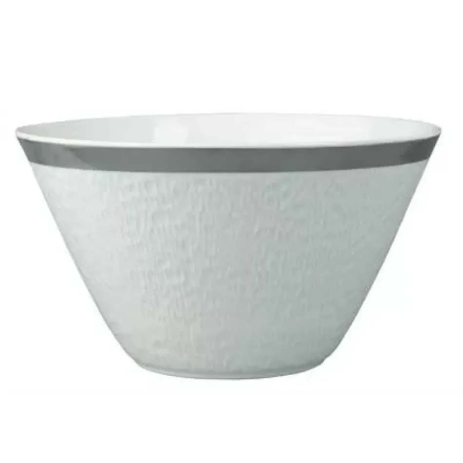 Mineral Filet Platinum Salad Bowl Coned Shaped Diam 11.0 in