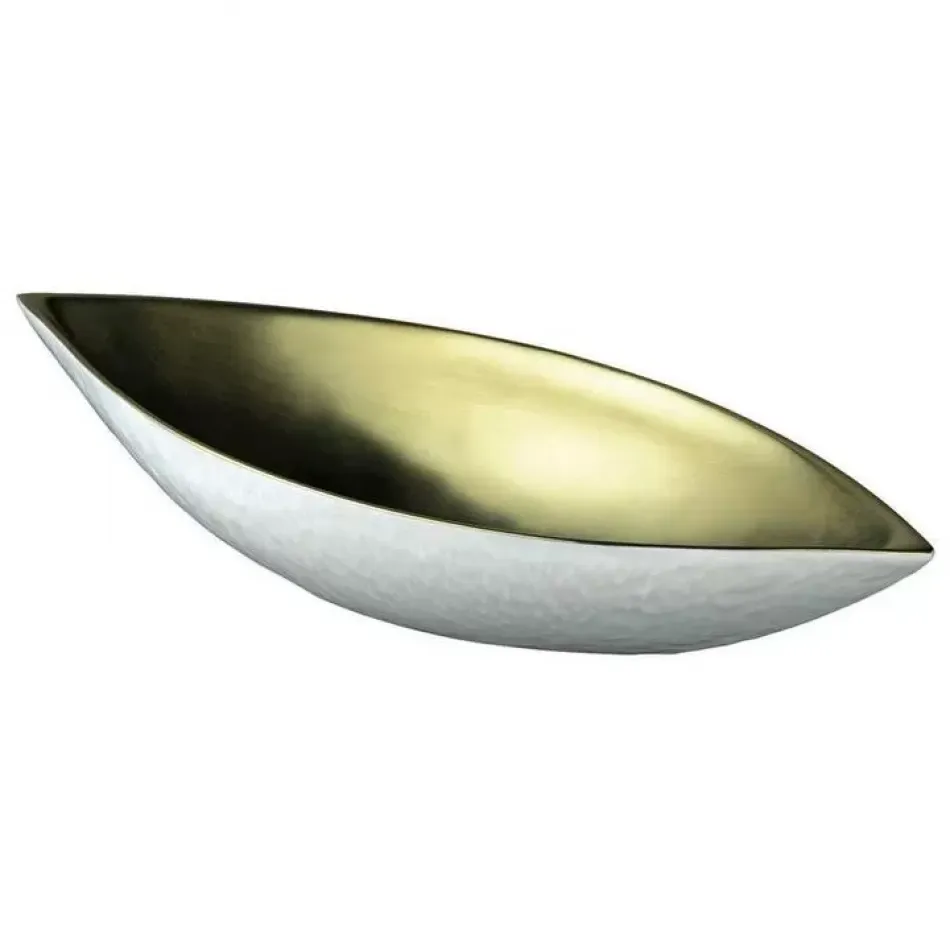 Mineral Filet Or/Gold Dish N°4 Full Gold inside 5.3 X 2.12598 X 1.10236 in
