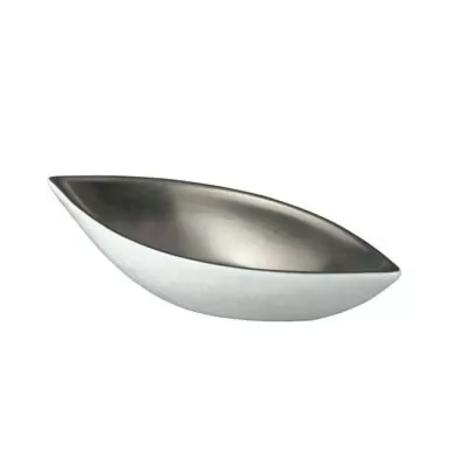 Mineral Filet Platinum Dish N°3 Full Platinum inside 9.0 X 3.8 X 1.6 in