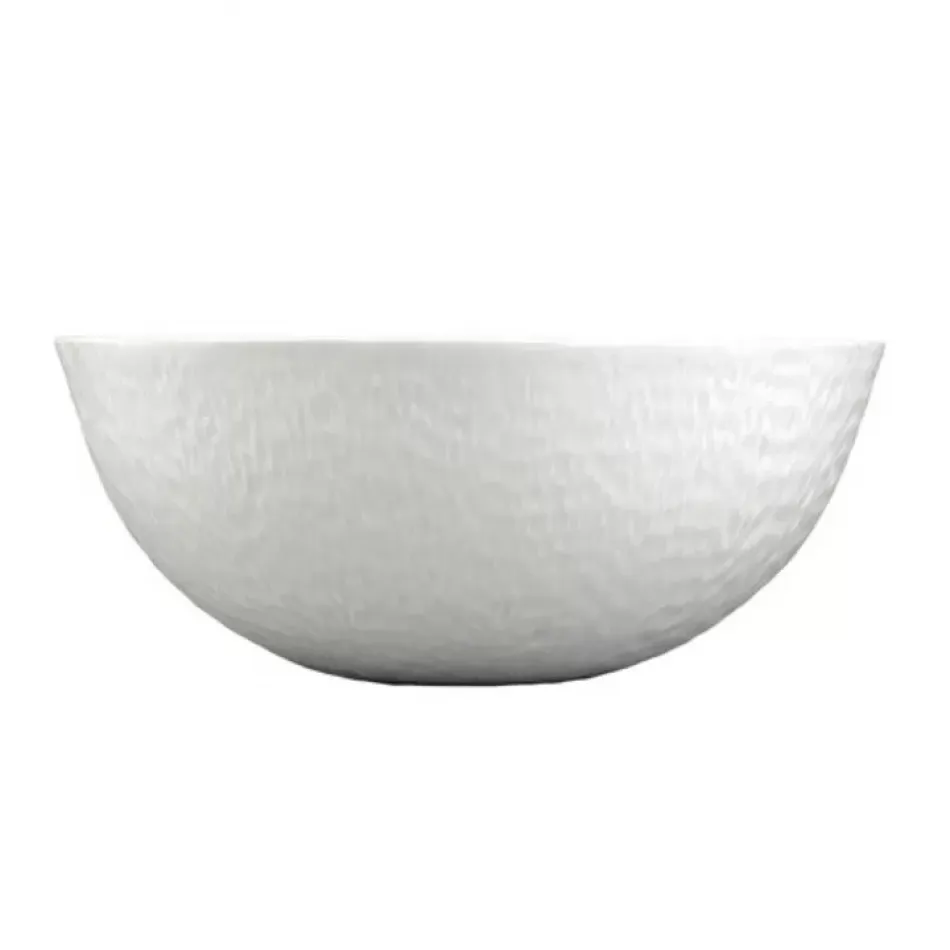 Mineral Sable/Matte  Salad Bowl Calabash Shaped Diam 9.0 in