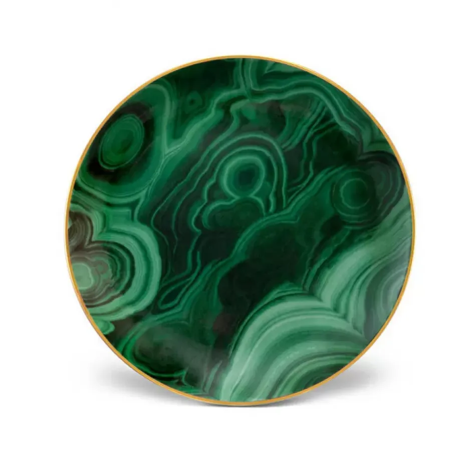 Malachite 4 Canape Plates 6"